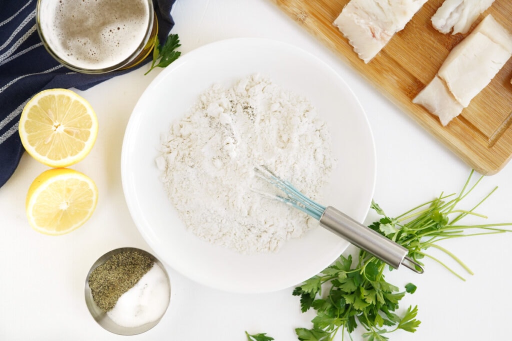 ingredients for beer batter