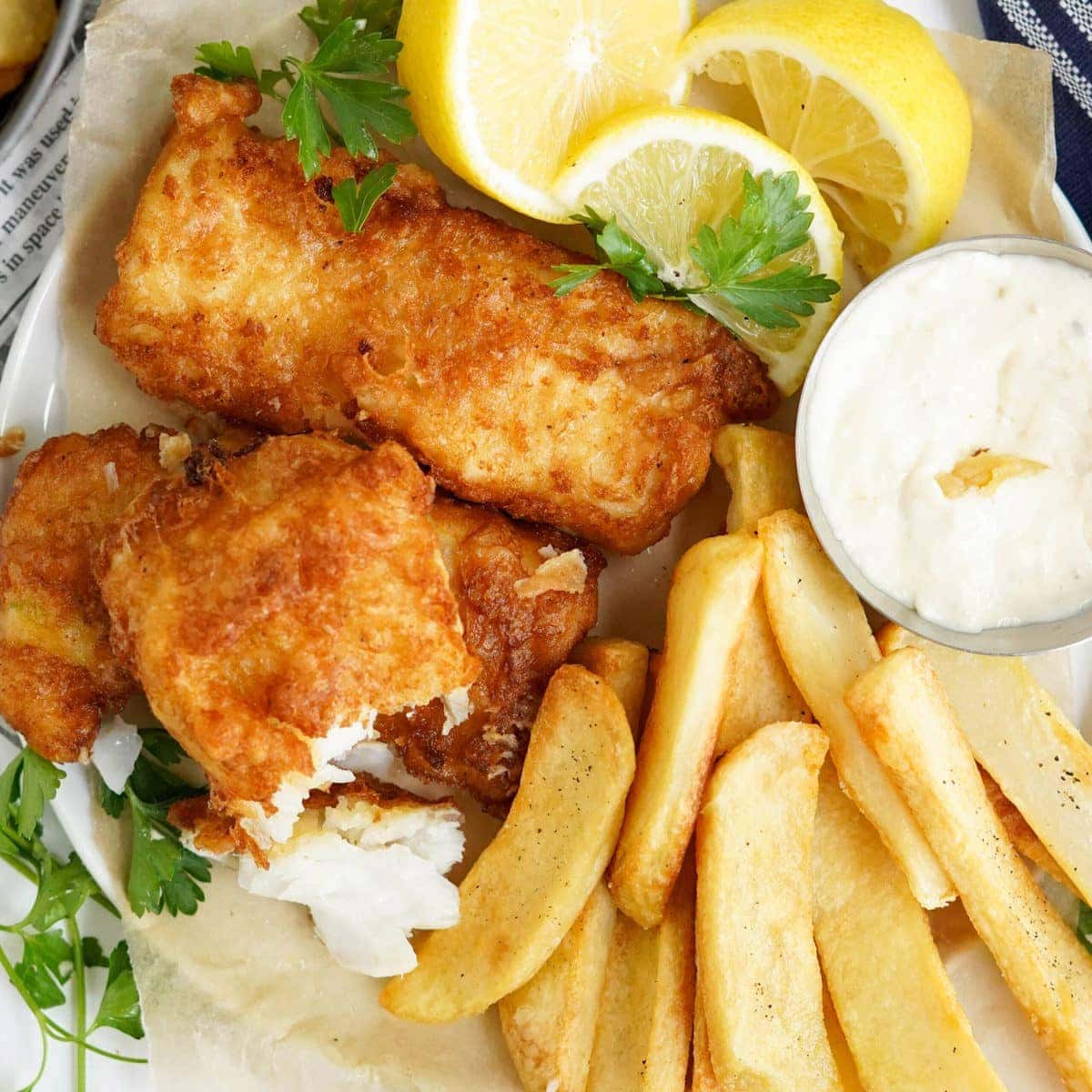 Beer Battered Fish and Chips - CopyKat Recipes