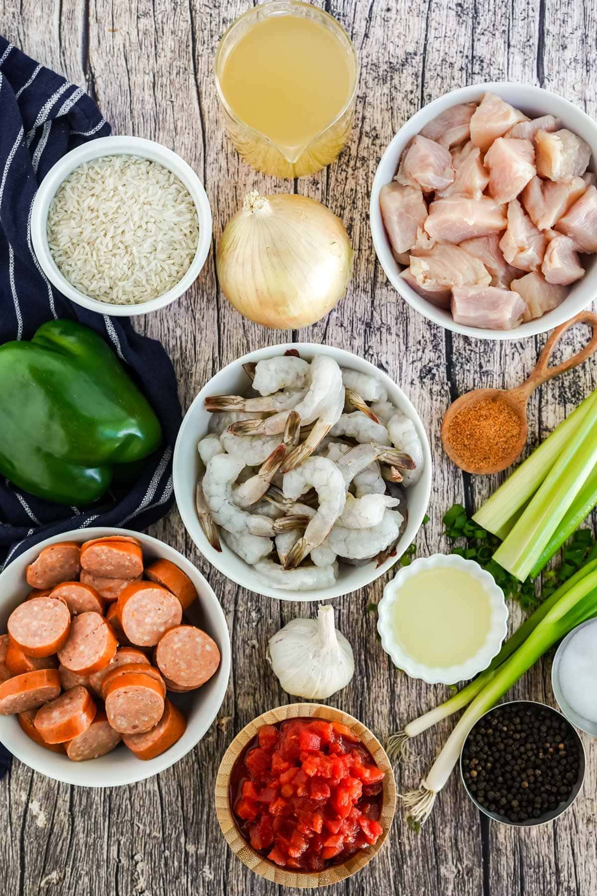 ingredients needed to make instant pot jambalaya