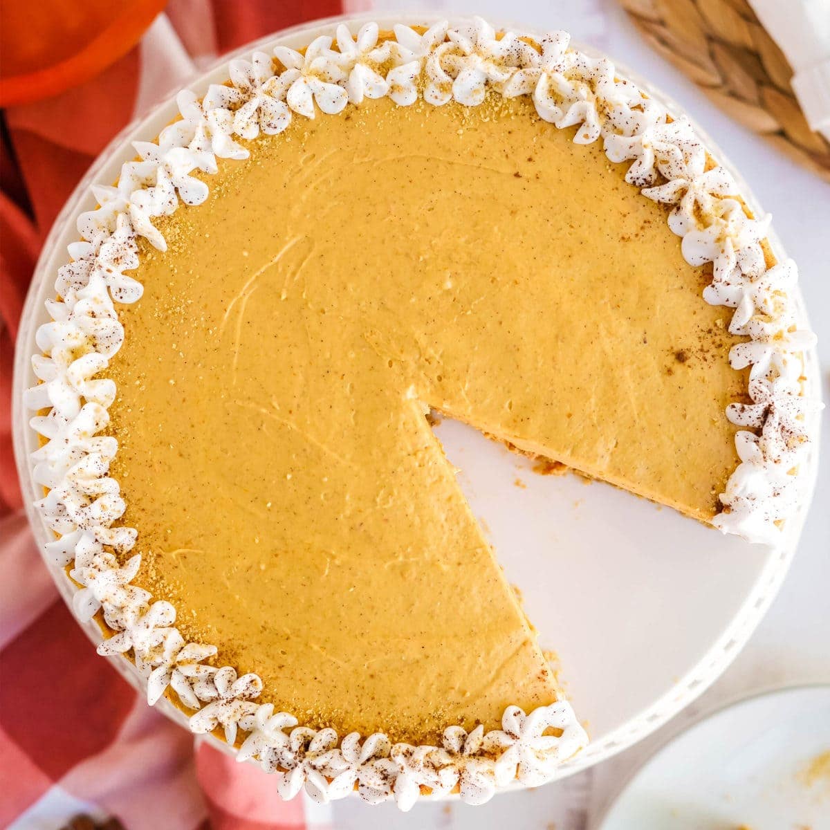 No Bake Pumpkin Cheesecake