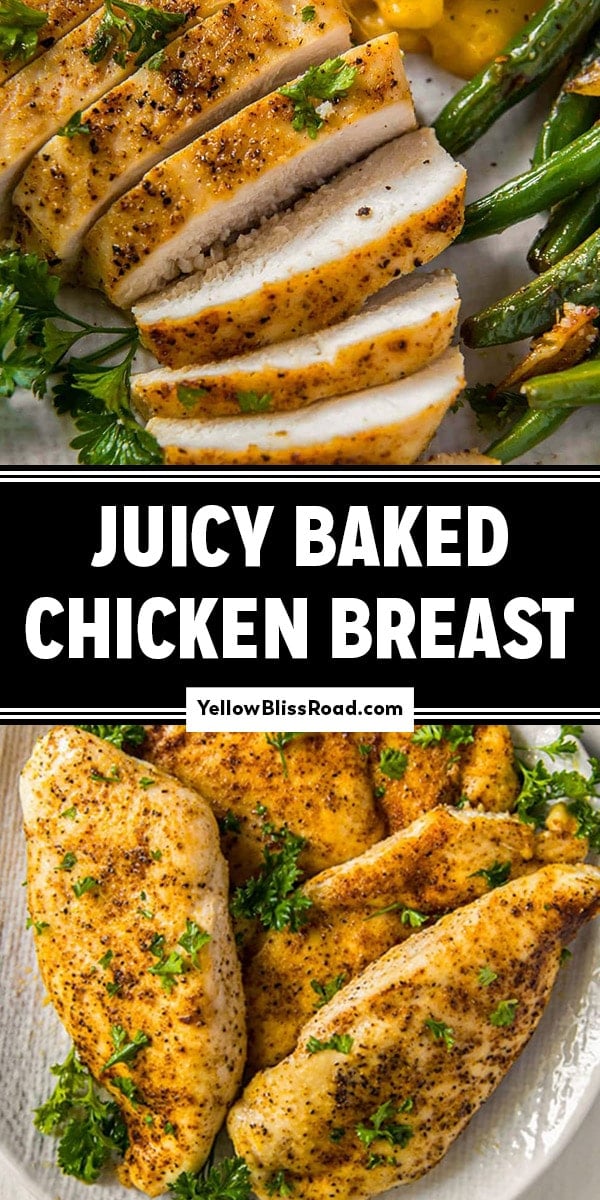 Oven Baked Chicken Breast  Moist and Tender - Plating Pixels