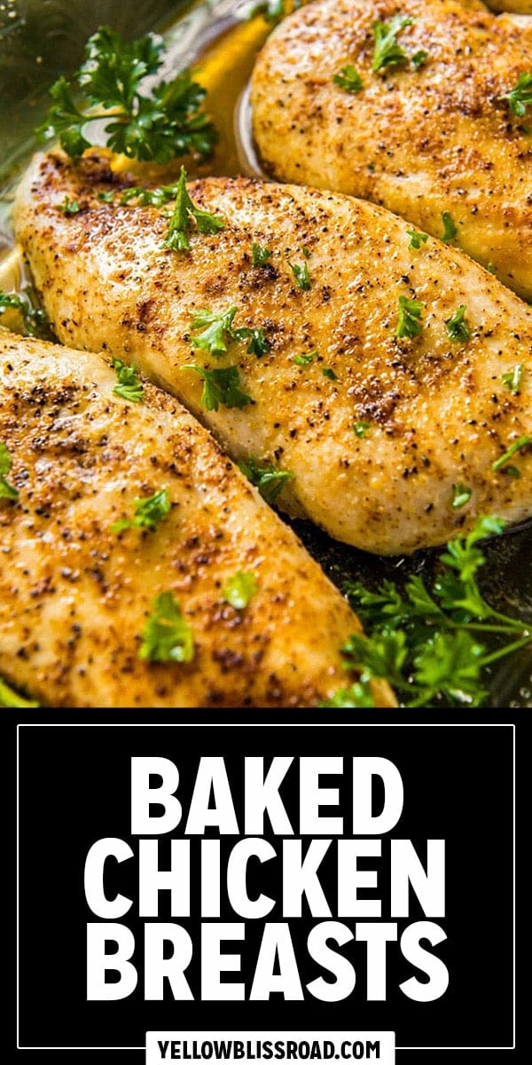 Seasoned Chicken Breast Recipe (Oven Baked) - The Cookie Rookie®