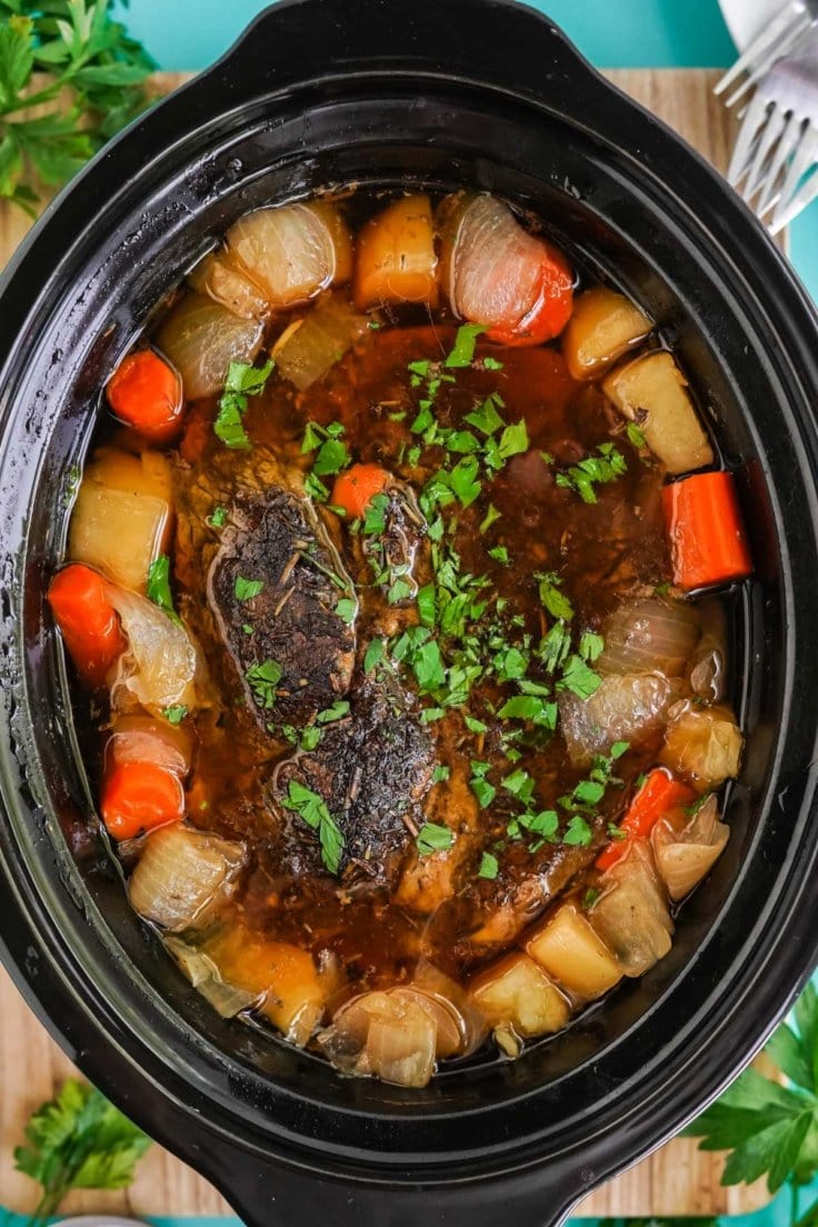 Perfect Slow Cooker Pot Roast (Crock Pot Roast)