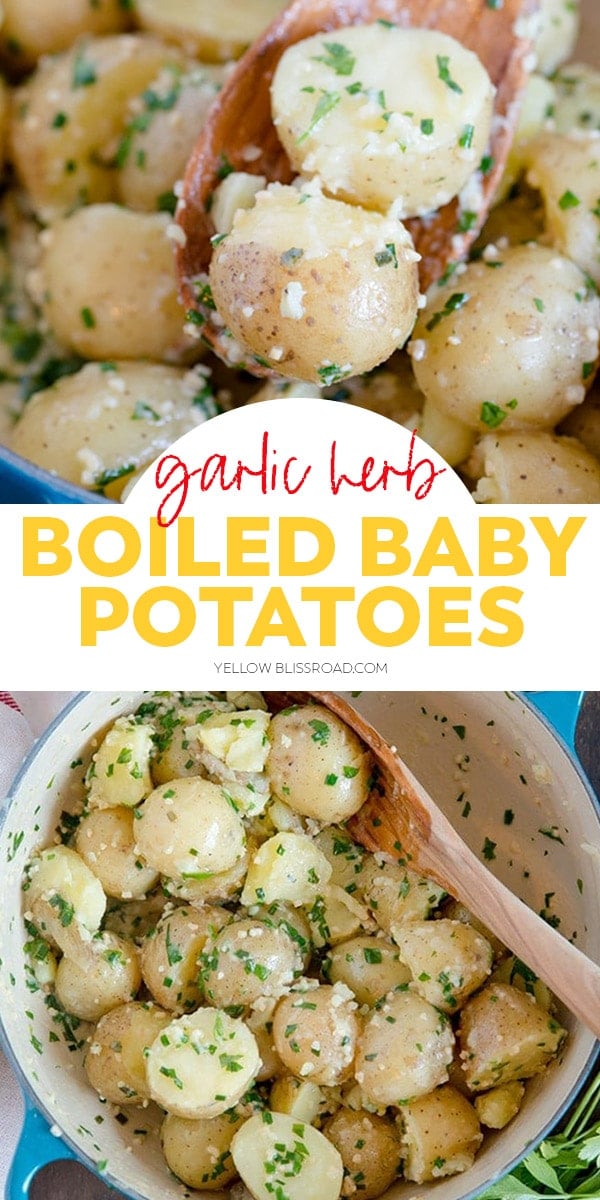 Boiled New Potatoes with Garlic - Spend With Pennies