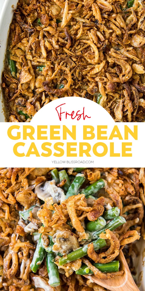 Green Bean Casserole from Scratch | YellowBlissRoad.com