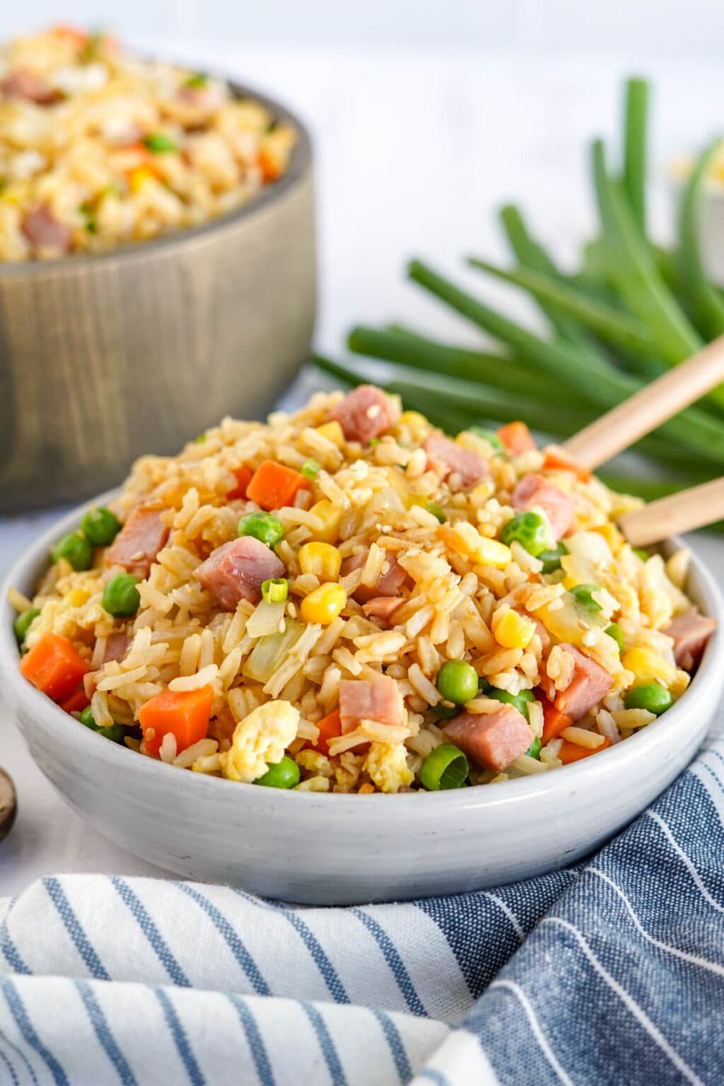 Easy One Pot Ham Fried Rice Yellow Bliss Road