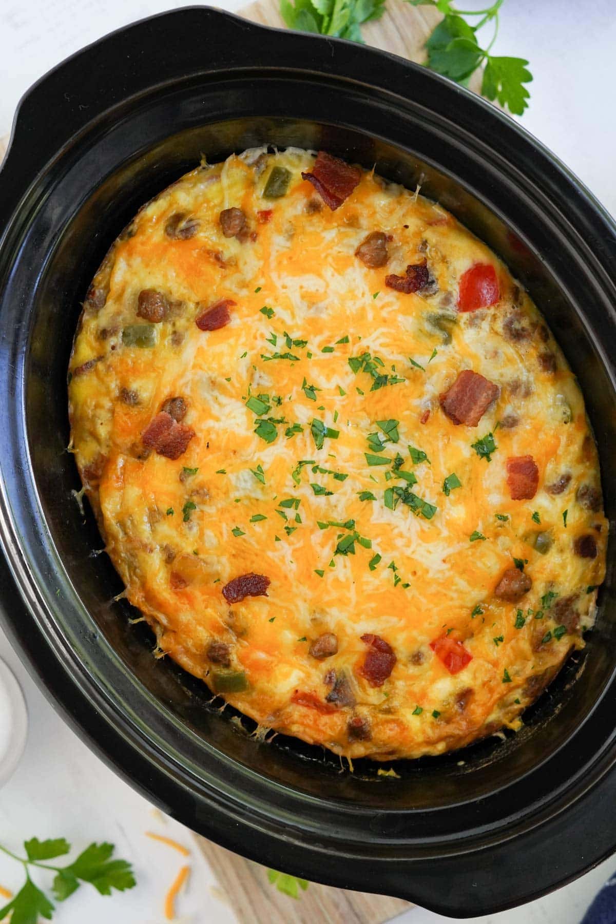 Slow Cooker Sausage Breakfast Casserole Recipe