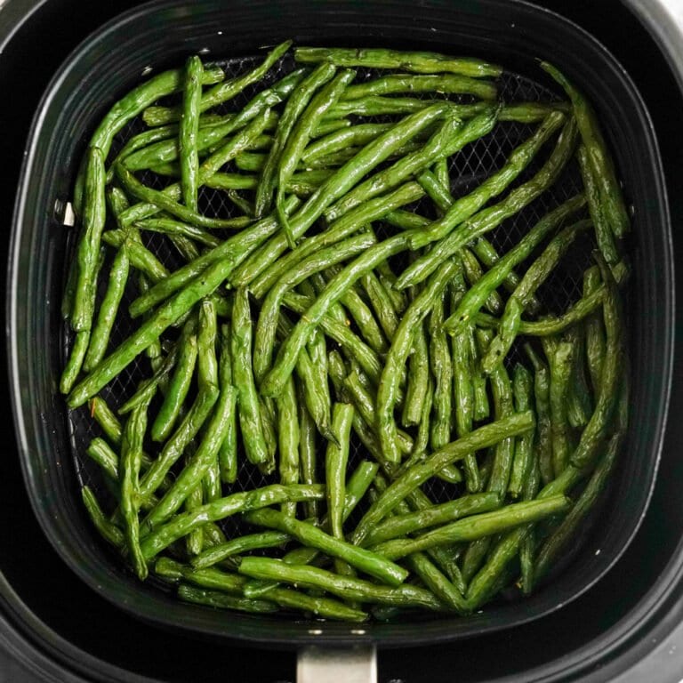 Air Fryer Green Beans with Garlic Butter Yellow Bliss Road