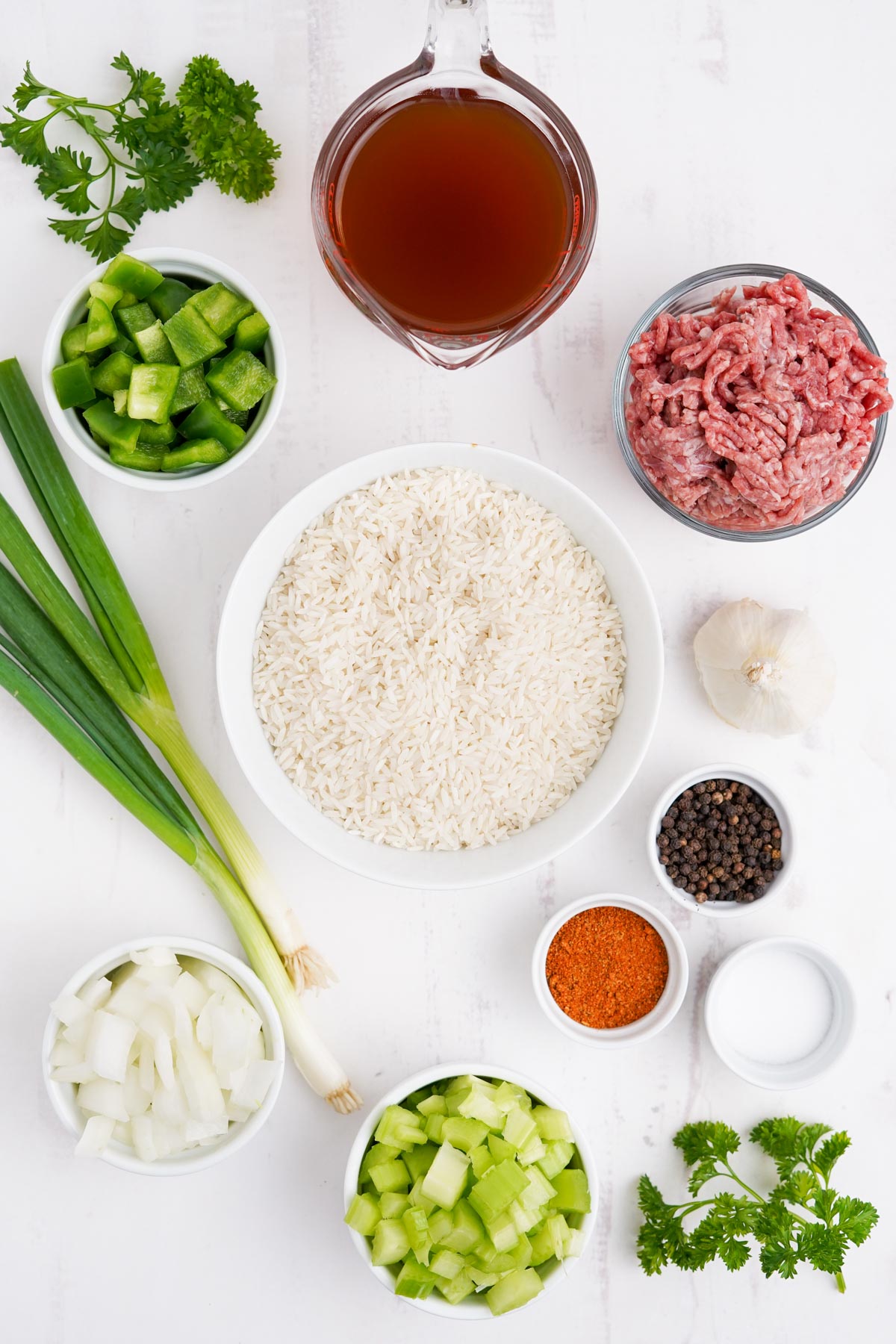 ingredients needed to make dirty rice
