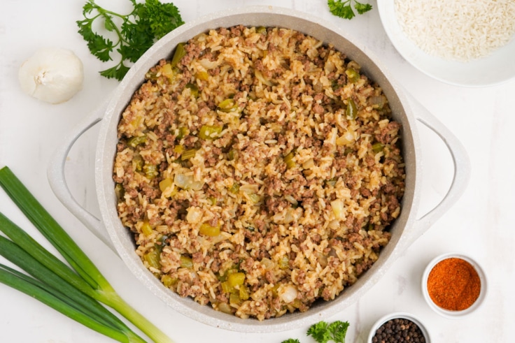 Dumpy Rice One Pot Dirty Rice - Yellow Bliss Road
