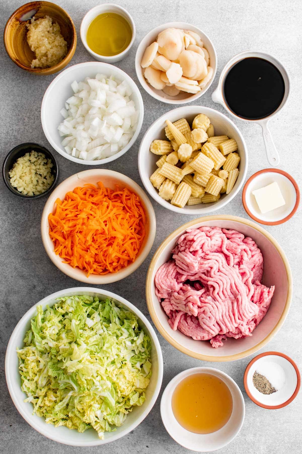 ingredients for pork stir fry