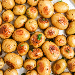 Garlic Roasted Baby Potatoes