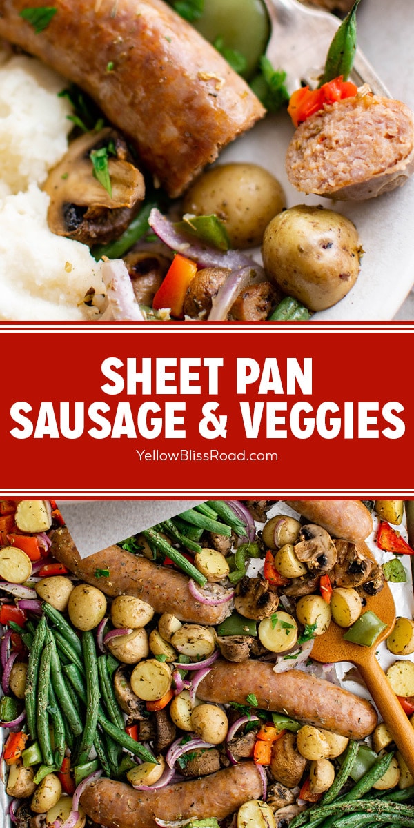 Sausage and Veggie Sheet Pan Dinner - Simple Joy