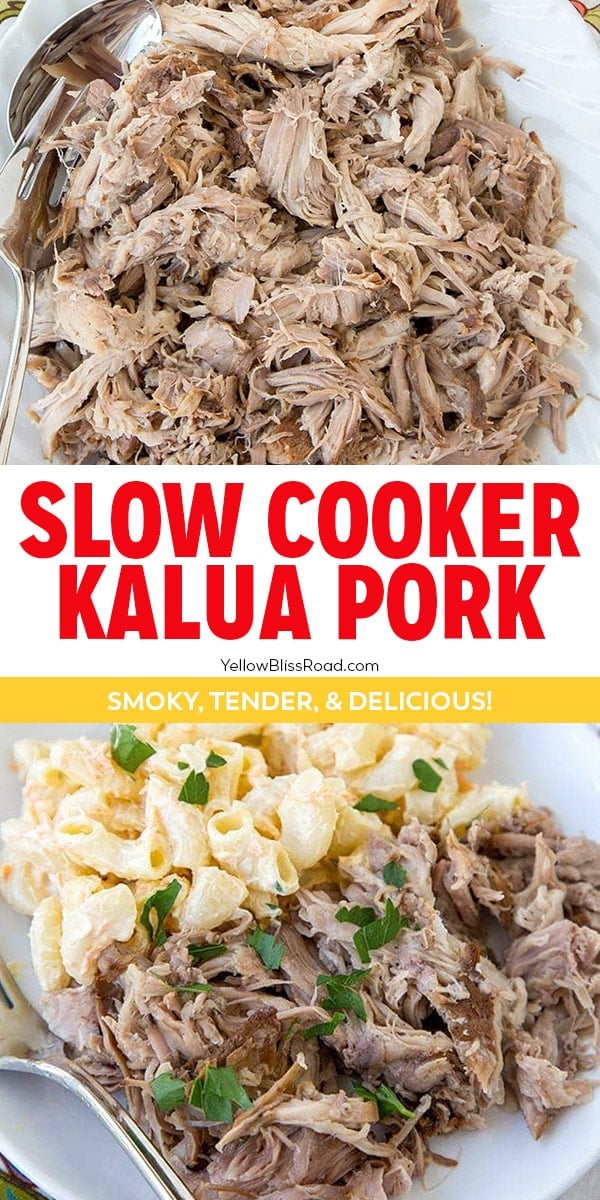 Easy Slow Cooker Kalua Pork (Only 3 Ingredients!) - Savory Spicerack