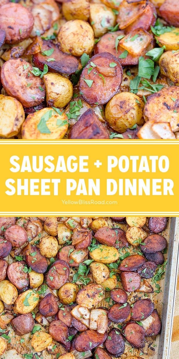Sheet Pan Sausage and Potatoes - Everyday Family Eats