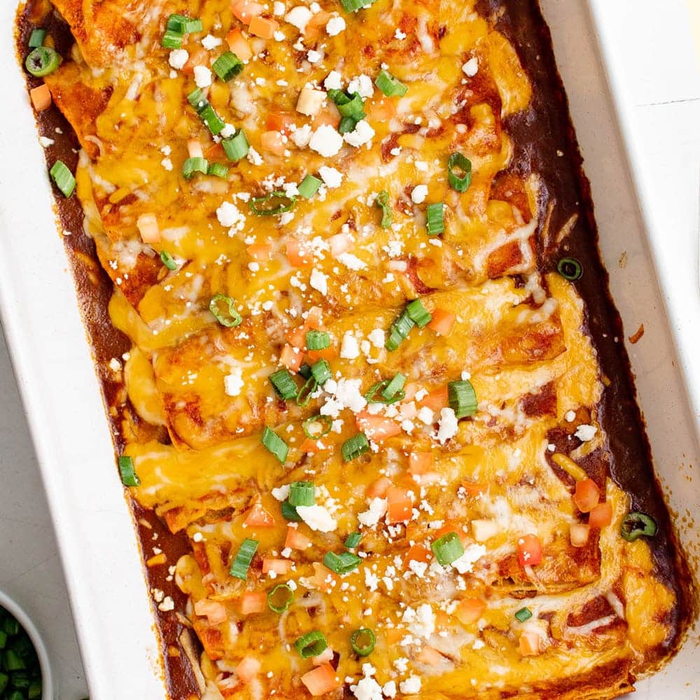 Easy Cheese Enchiladas — Let's Dish Recipes