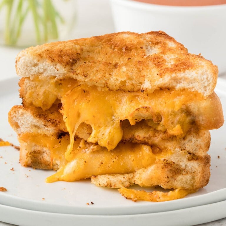 Air Fryer Grilled Cheese Yellow Bliss Road
