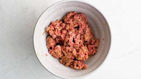 meatloaf mixture in a bowl