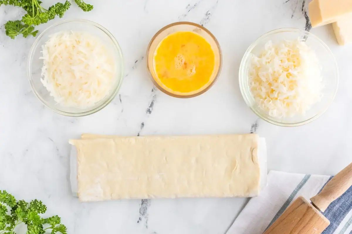 Ingredients for Cheese Straws.
