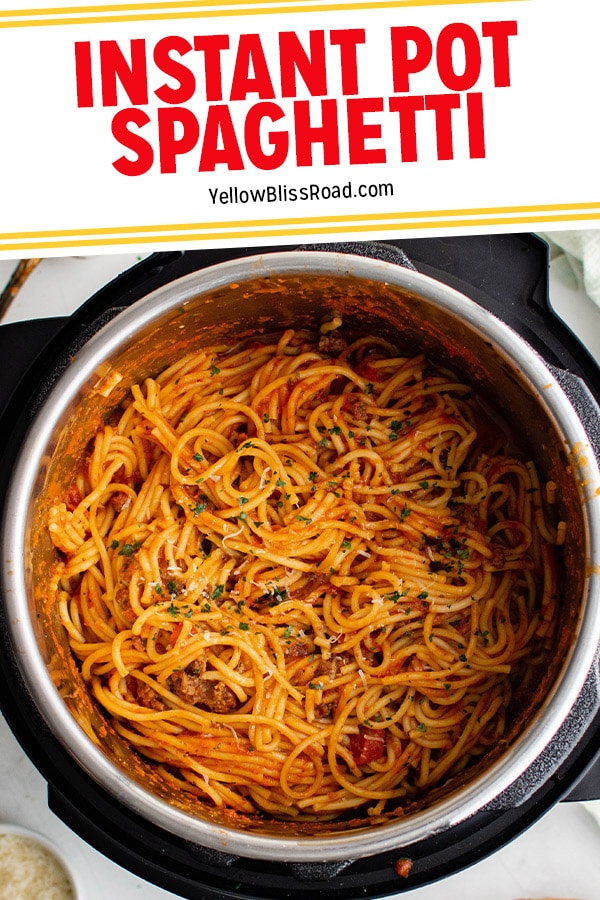 Easy Instant Pot Spaghetti