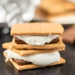 smores cooked on a grill.