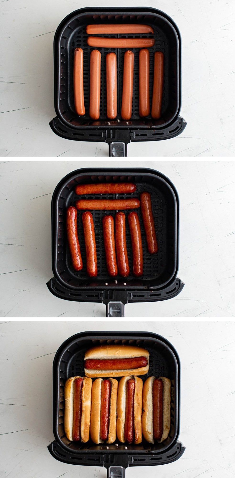Easy Air Fryer Hot Dogs