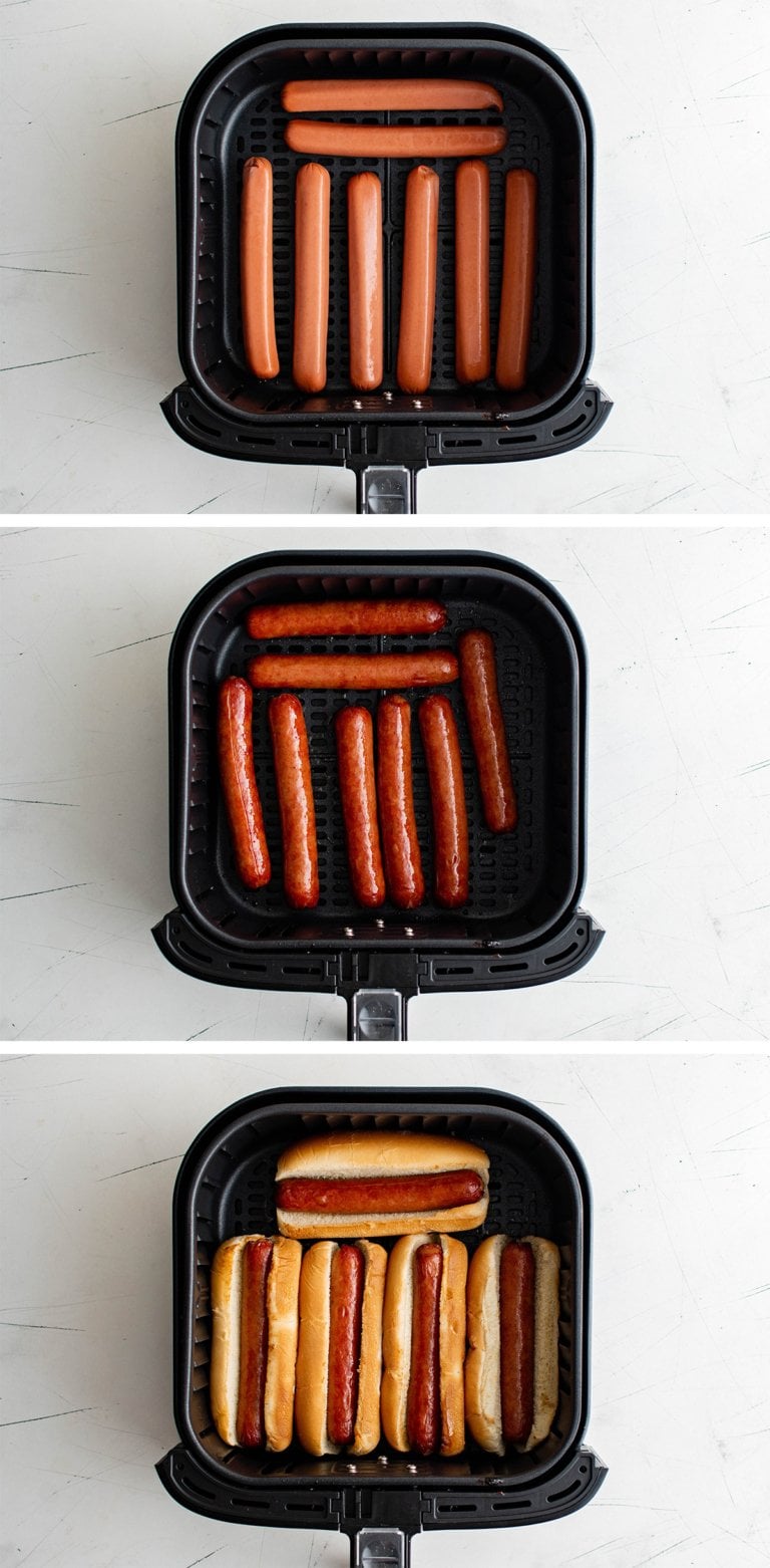 Easy Air Fryer Hot Dogs