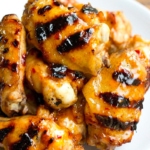 grilled chicken wings social media image.