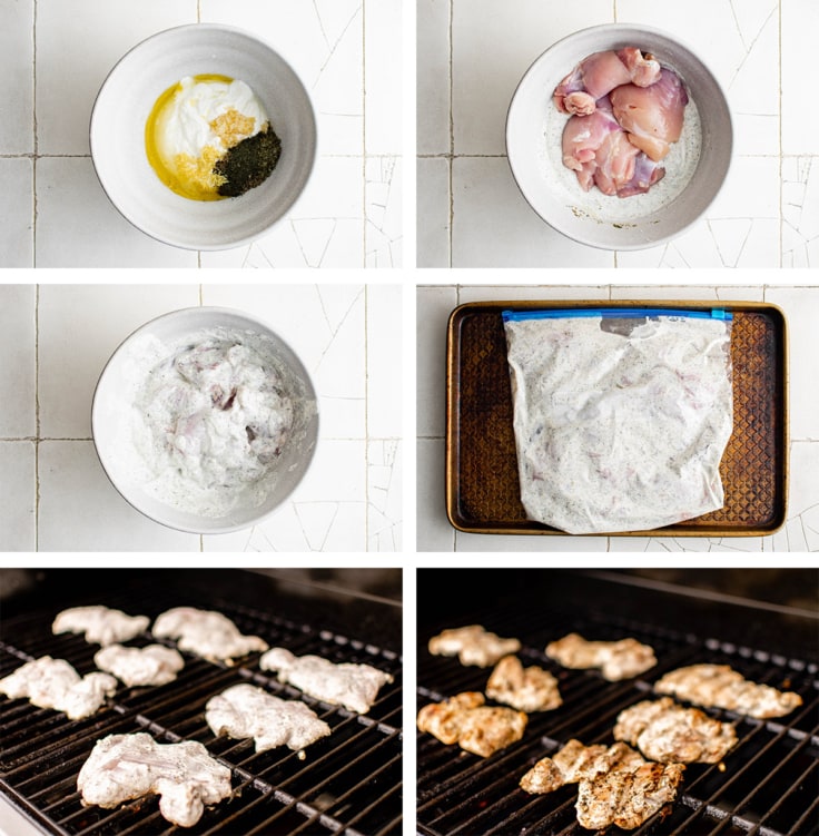 Greek Yogurt Marinated Chicken Thighs Yellow Bliss Road