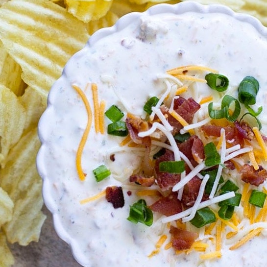 Cheesy Bacon Ranch Dip