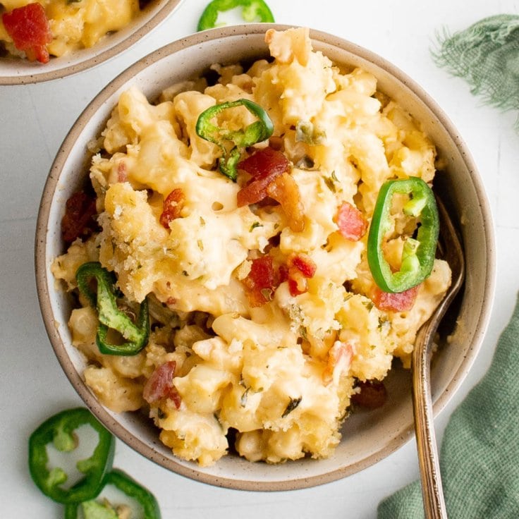Jalapeno Popper Mac and Cheese Yellow Bliss Road