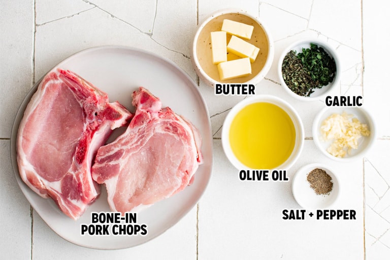 Pan Seared Pork Chops - Yellow Bliss Road