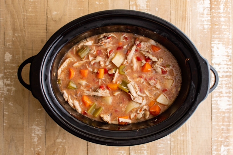 Simple Slow Cooker Chicken Stew