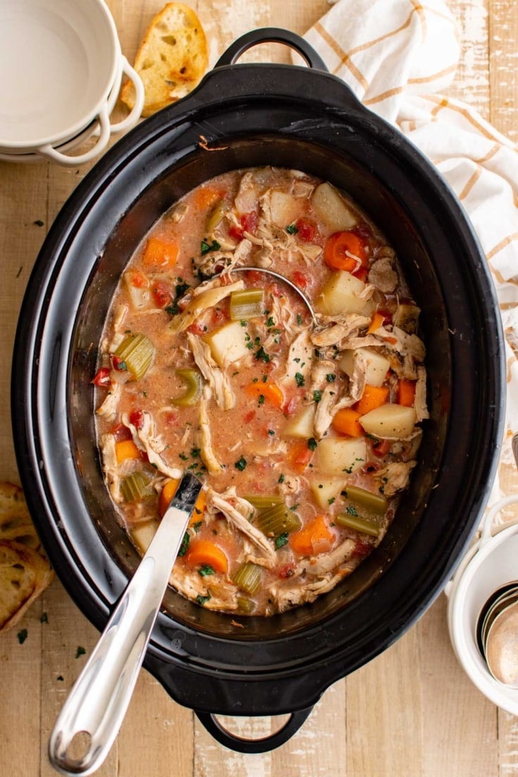 Simple slow cooker chicken stew yellowblissroad