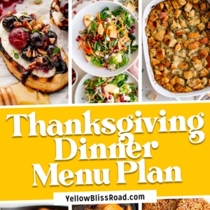 Traditional Thanksgiving Dinner Menu Ideas