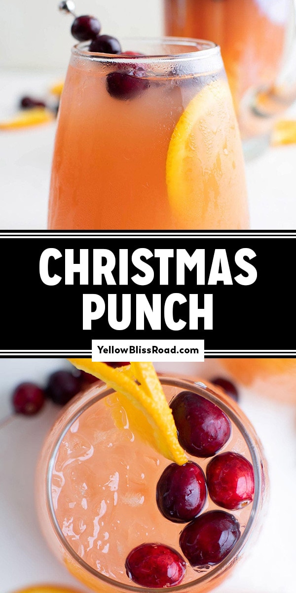 Easy Christmas Punch - Simple Joy