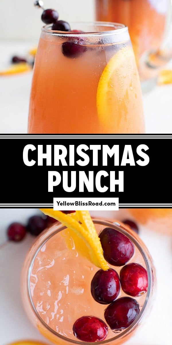 Christmas Punch {Best Batch Holiday Cocktail} –