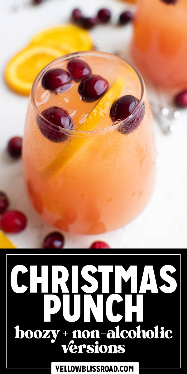 Holiday Punch Recipe (Easy Christmas Punch) - The Cookie Rookie®