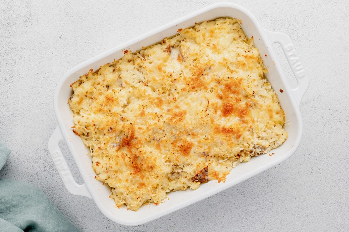 Baked Potatoes Romanoff Casserole.