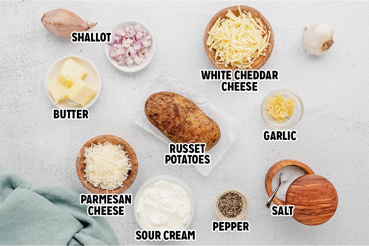Ingredients for Potatoes Romanoff