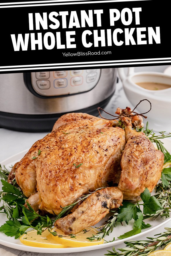 Instant Pot Whole Chicken with Rotisserie Seasoning