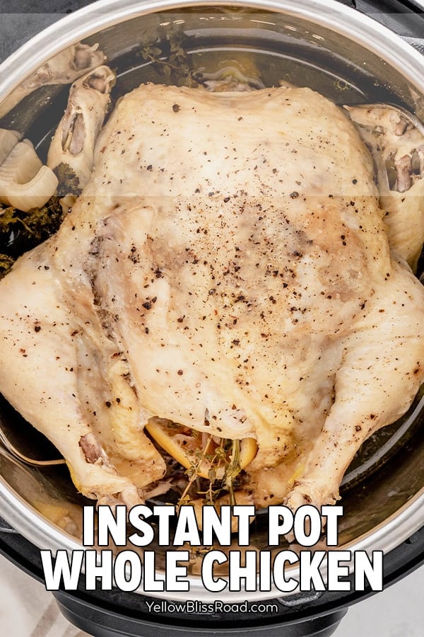 Instant Pot Garlic Herb Rotisserie Chicken - The Roasted Root