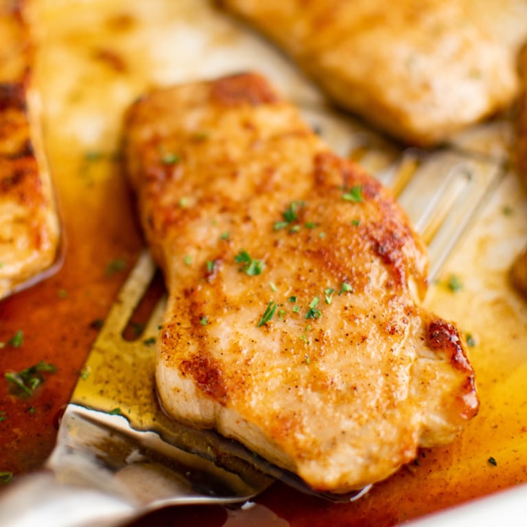 Easy Baked Pork Chops - Yellow Bliss Road