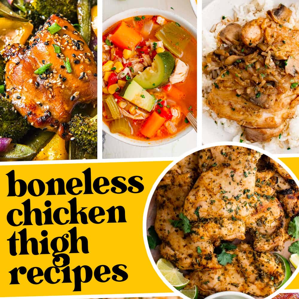 19 Recipes for Boneless Chicken Thighs - Yellow Bliss Road