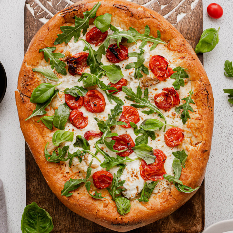 Burrata pizza yellow bliss road