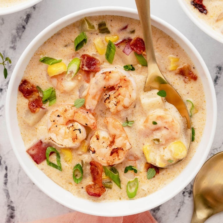 Shrimp Corn Chowder Yellow Bliss Road