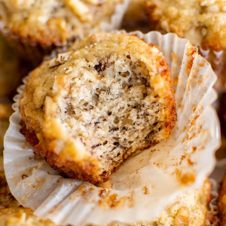 Sour Cream Banana Muffins Yellow Bliss Road