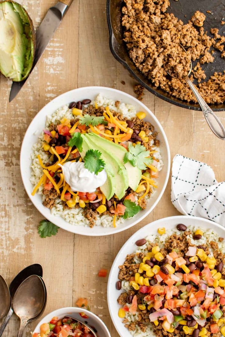 Taco Bowl Recipe Recipe Yellow Bliss Road