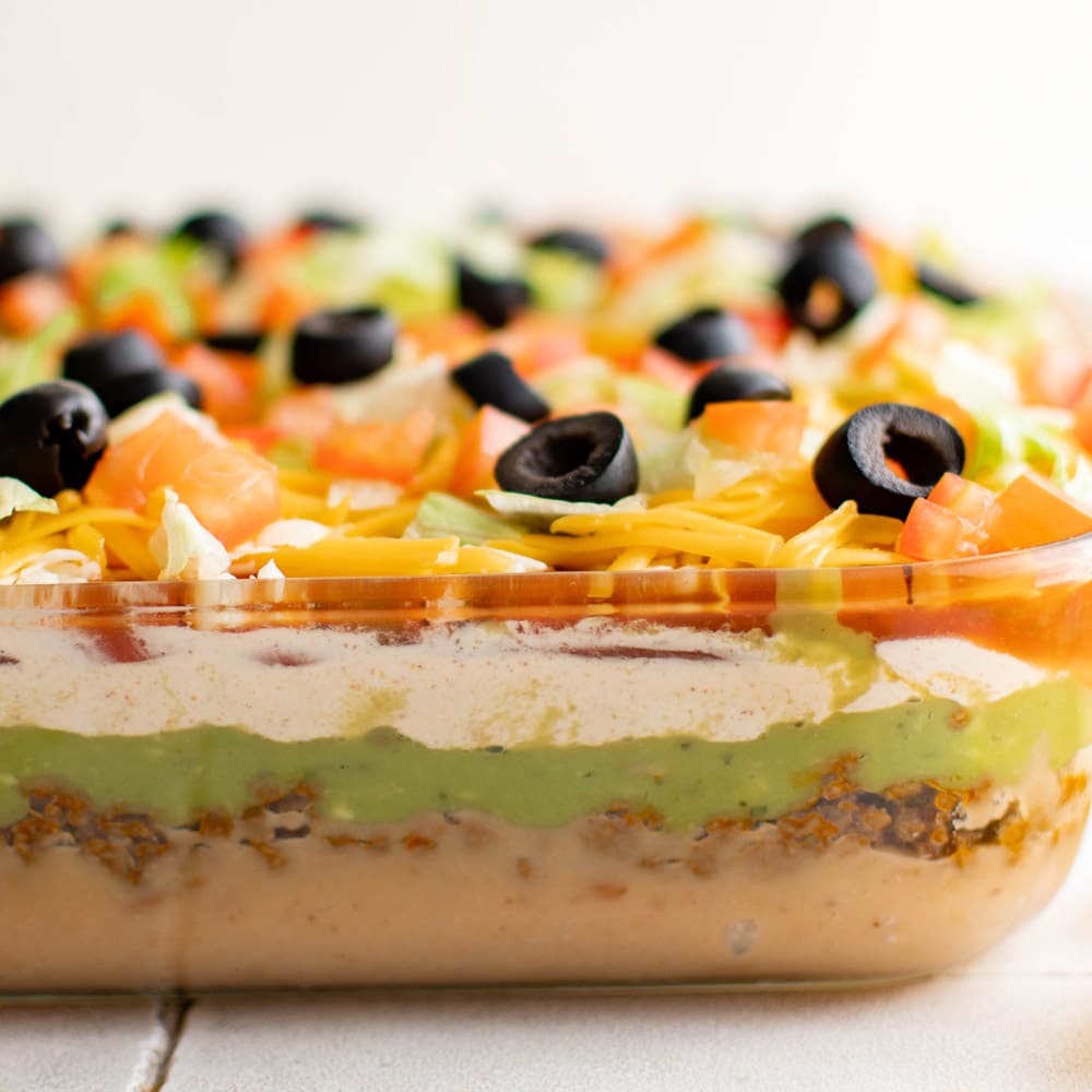 7 Layer Taco Dip [www.yellowblissroad.com]