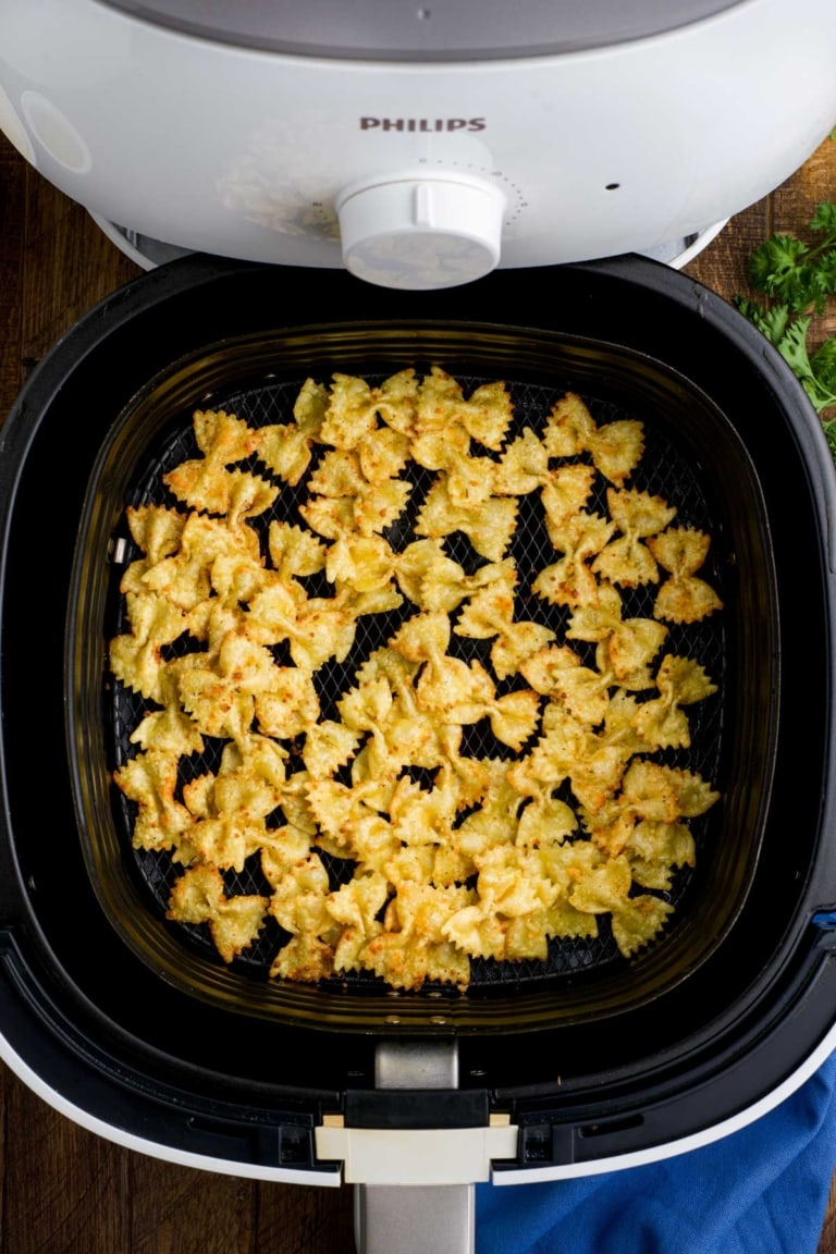 Air Fryer Pasta Chips Yellow Bliss Road
